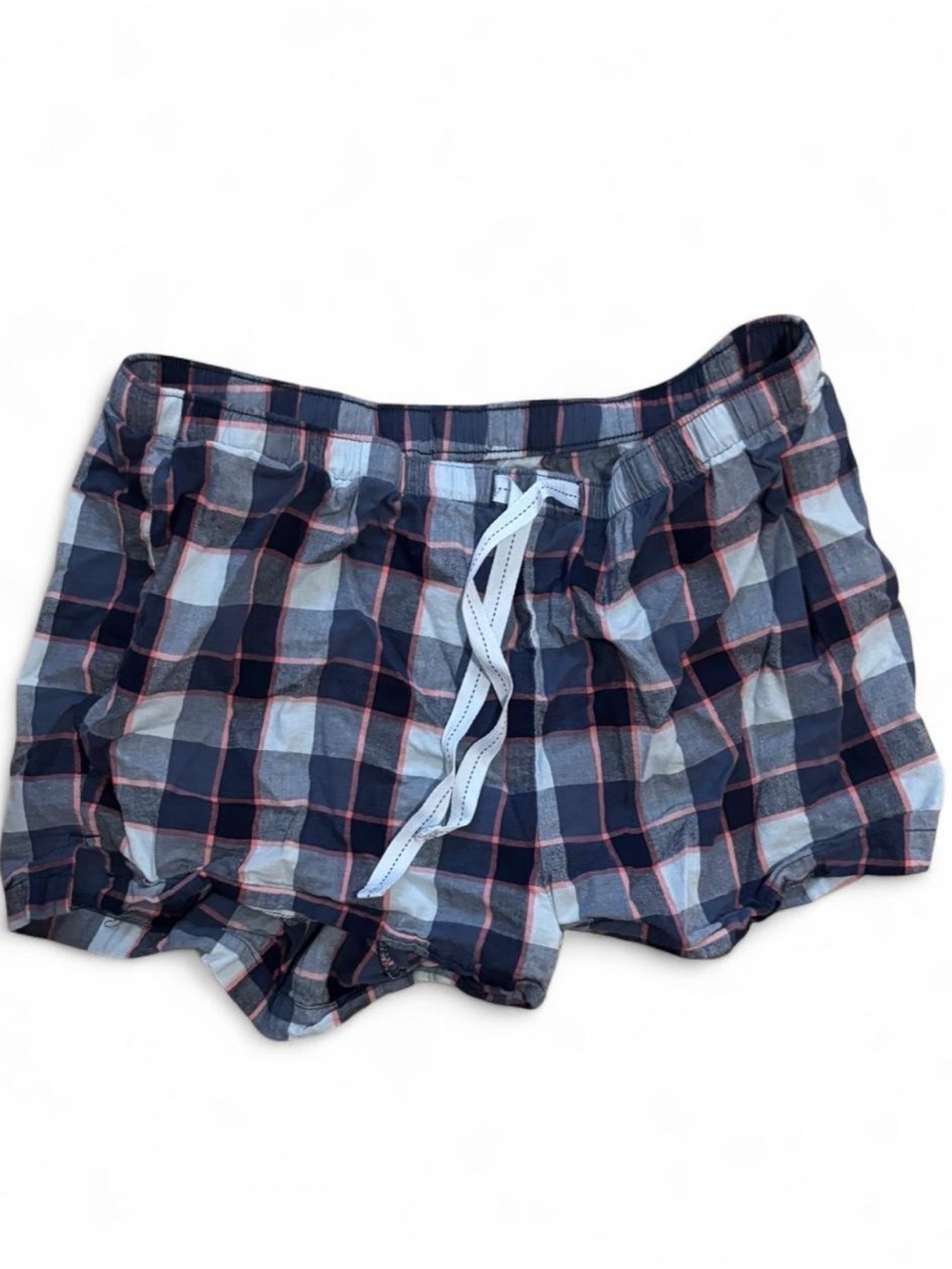 Small Old Navy Navy, Plaid Drawstring Women’s Shorts
